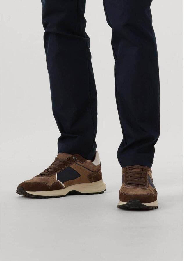 STEFANO LAURAN Lage Sneakers Heren Star 005 Suède Bruin - Foto 6