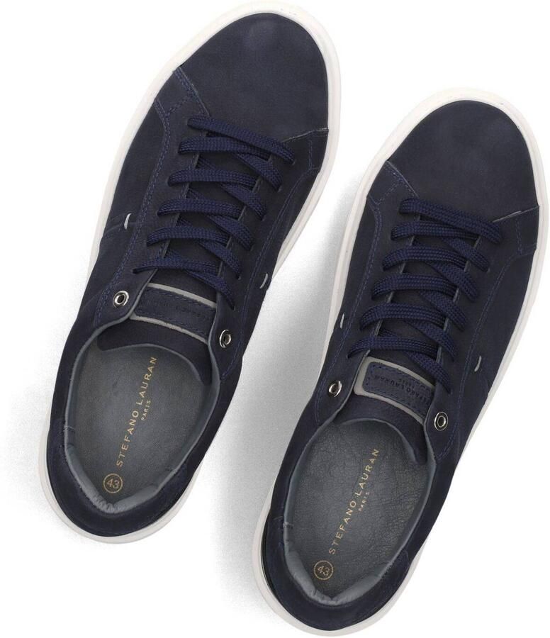 STEFANO LAURAN Lage Sneakers Heren Sl124h600 Suède Blauw - Foto 3