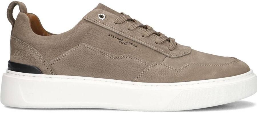STEFANO LAURAN Lage Sneakers Heren Star 008 Nubuck Taupe