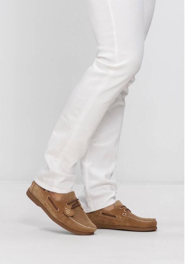 STEFANO LAURAN Veterschoenen Heren 12736 Suède Camel - Foto 7