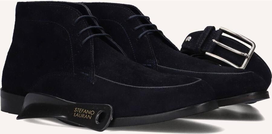 STEFANO LAURAN Veterschoenen Heren 92303 Suède Blauw - Foto 6