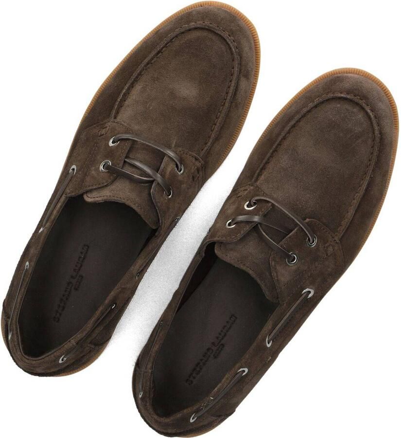 STEFANO LAURAN Veterschoenen Heren Sl4000 Suède Bruin - Foto 4