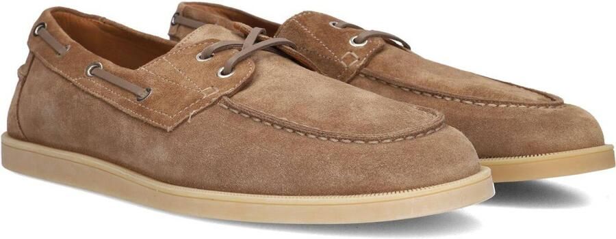 STEFANO LAURAN Veterschoenen Heren Sl4000 Suède Cognac - Foto 2