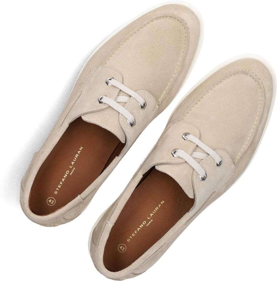 STEFANO LAURAN Veterschoenen Heren Star 11 Suède Beige - Foto 6