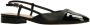 Steve Madden Belinda lakleren slingback ballerina's zwart - Thumbnail 2