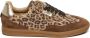 Steve Madden Ethora-L suède sneakers met panterprint beige lila - Thumbnail 11