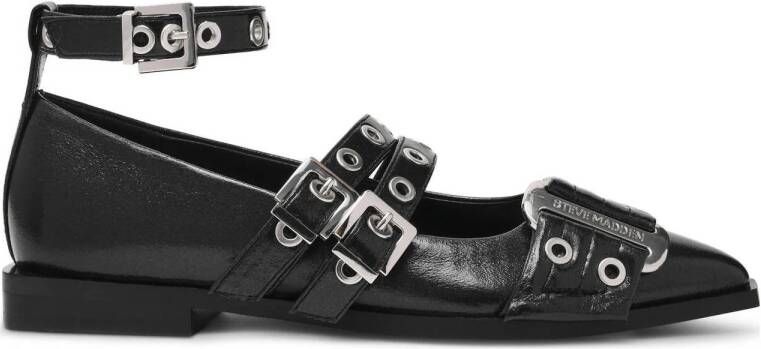 Steve Madden Grander ballerina's zwart