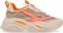 Steve Madden JPossession chunky sneakers grijs oranje Meisjes Textiel Meerkleurig 31 - Thumbnail 1