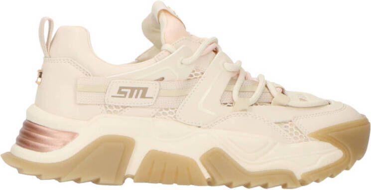 Steve Madden Kingdom-E chunky sneakers creme roségoud