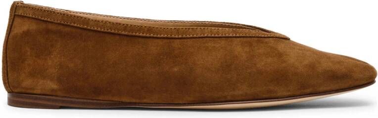 Steve Madden Leni suède ballerina's bruin