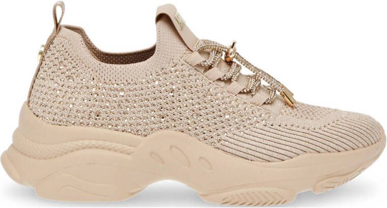Steve Madden Beige Glitter Sneakers voor Dames Beige Dames