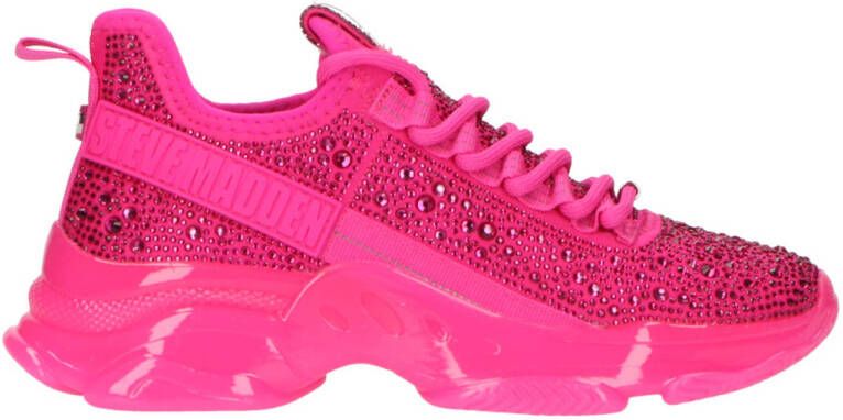 Steve Madden MIistica chunky sneakers met strass roze