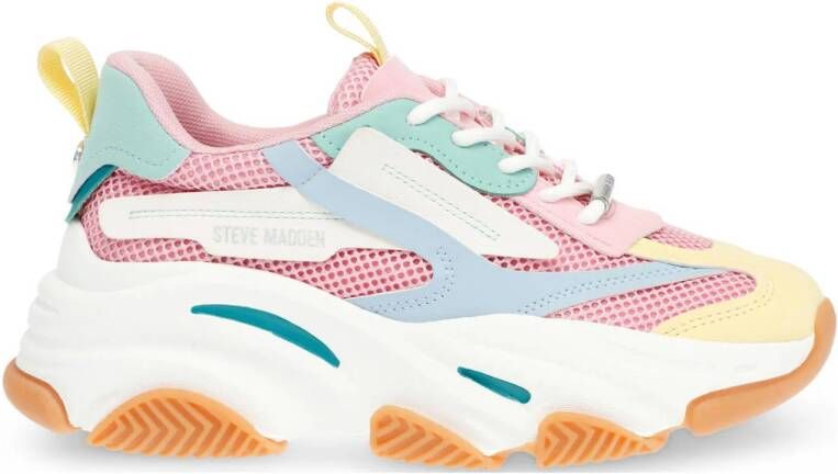 Steve Madden Possession-E chunky sneakers pastel multi