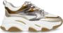STEVE MADDEN Progressive pewter gold Grijs Mesh Lage sneakers Dames - Thumbnail 1