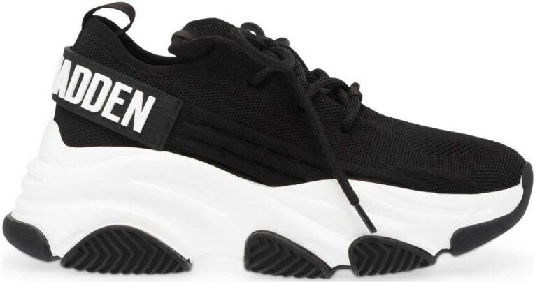 Steve Madden Stijlvolle Protege Sneakers voor Vrouwen Black Dames