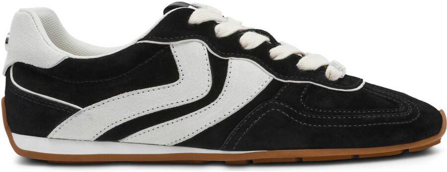 Steve Madden Abbi-SM suède sneakers zwart