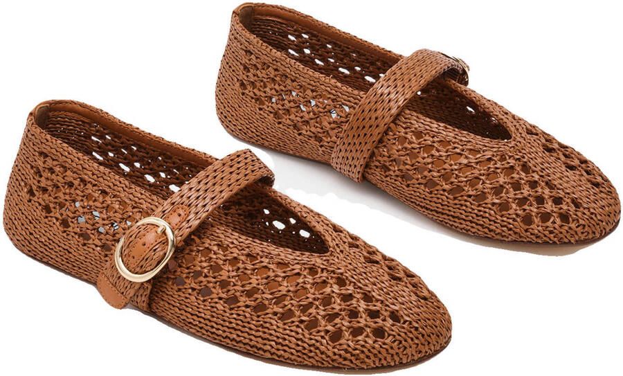 Steve Madden Alara ballerina's cognac - Foto 2
