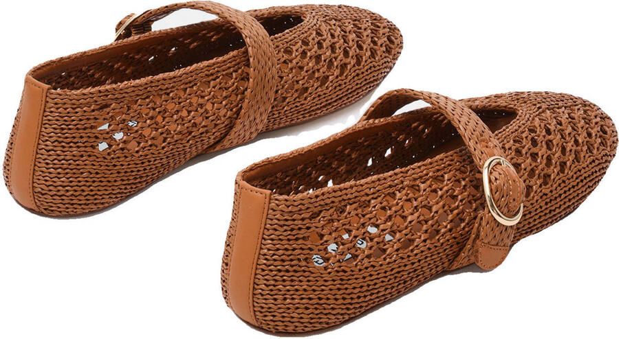 Steve Madden Alara ballerina's cognac - Foto 3