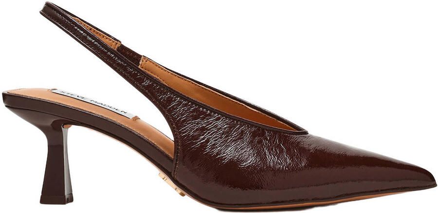 Steve Madden Alari suède slingback pumps met hak bruin