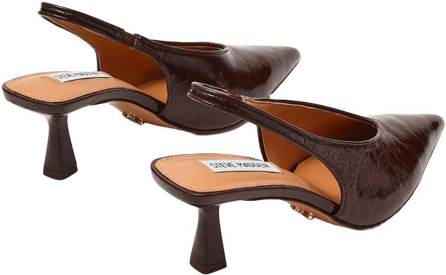 Steve Madden Alari suède slingback pumps met hak bruin - Foto 3
