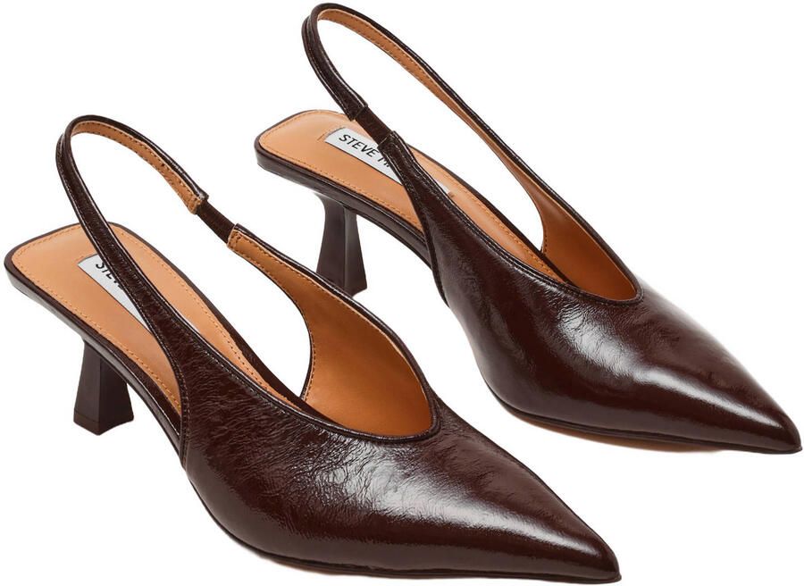 Steve Madden Alari suède slingback pumps met hak bruin - Foto 2