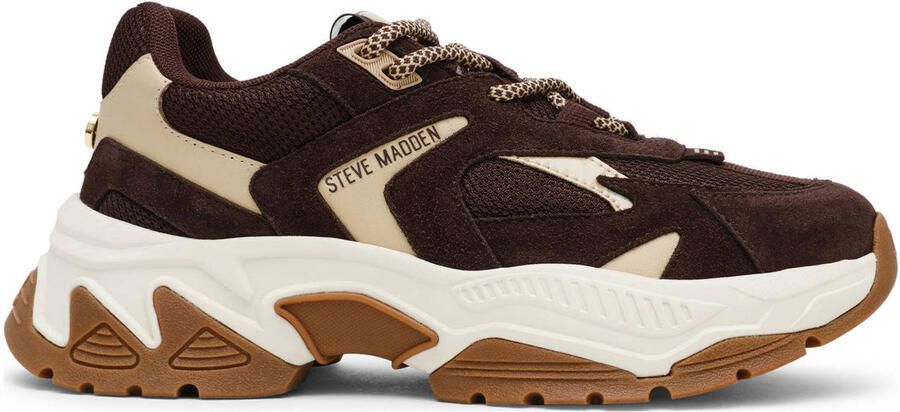 STEVE MADDEN Sneakers laag 'Ample' chamois donkerbruin