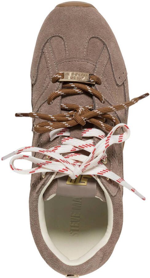 Steve Madden Asiel suède sneakers taupe - Foto 3