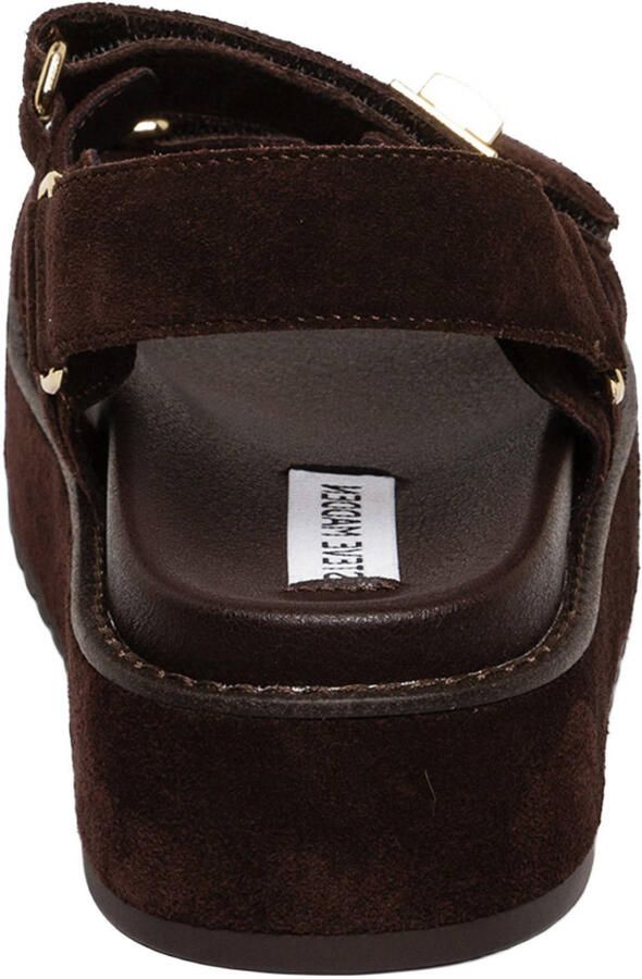 Steve Madden Bigmona suède sandalen donkerbruin - Foto 7