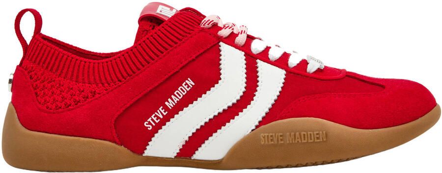 Steve Madden Biscotti sneakers rood wit