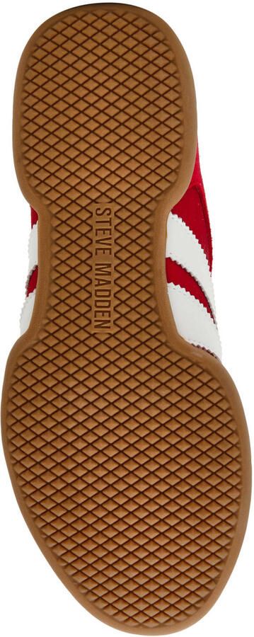 Steve Madden Biscotti sneakers rood wit - Foto 2
