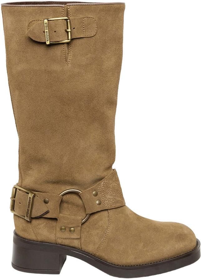 Steve Madden Bonetta suède bikerboots beige