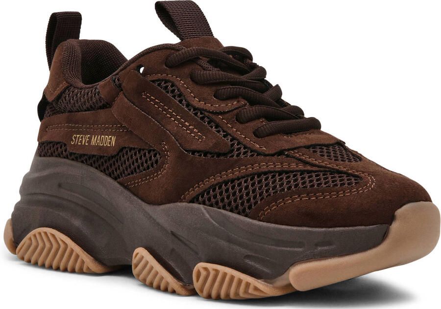 Steve Madden Stevies Meisjes Sneakers Bruin SM15000218 983 Jpossession - Foto 2