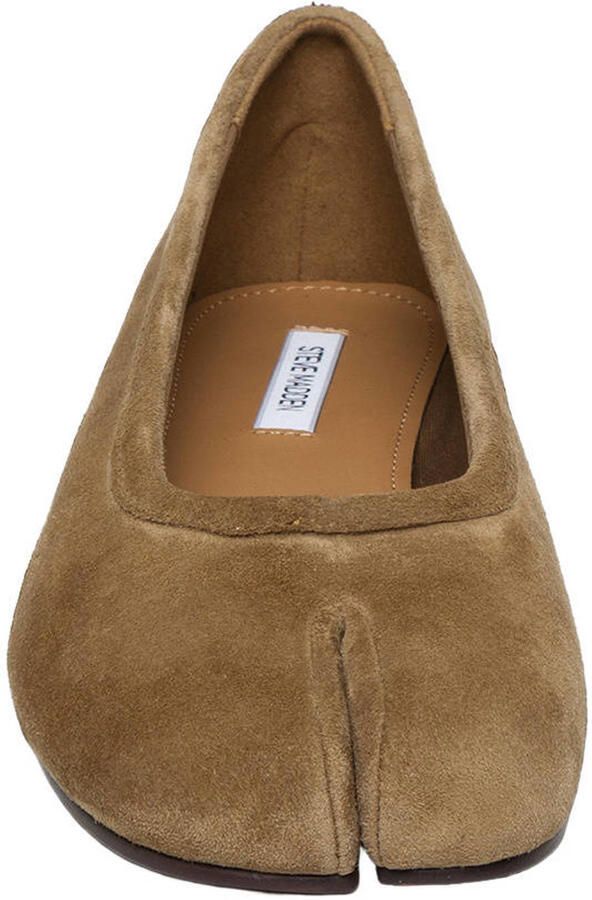 Steve Madden Cipher leren ballerina's taupe - Foto 3