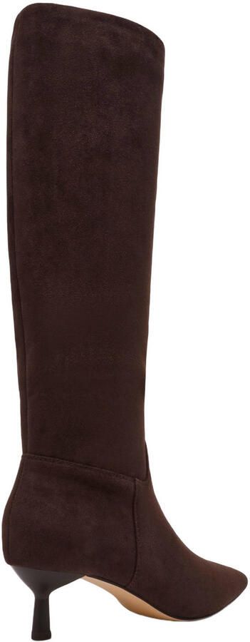 Steve Madden Davis suèdelook laarzen met hak bruin - Foto 2
