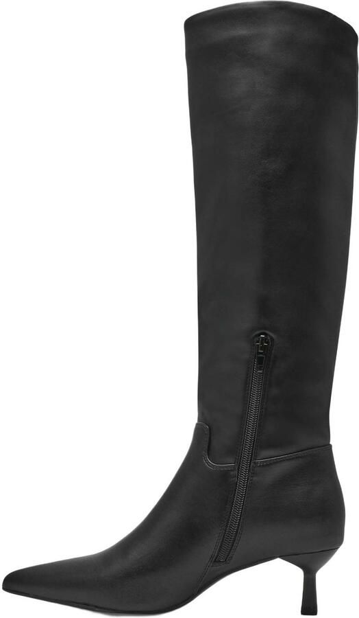 Steve Madden Davis suèdelook laarzen met hak zwart - Foto 2