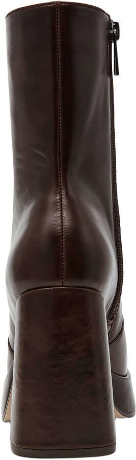 Steve Madden Echos leren laarzen met blokhak bruin - Foto 3