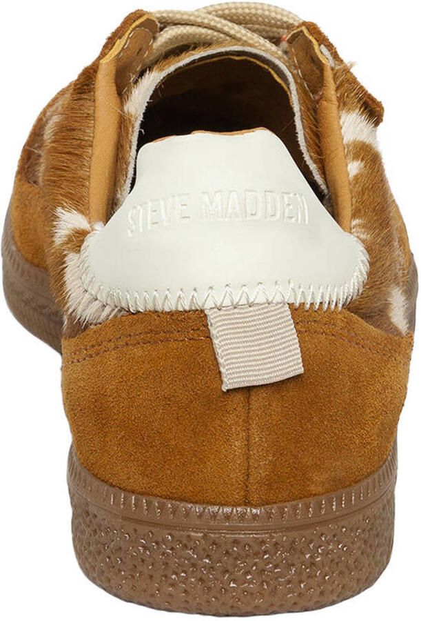 Steve Madden Emporia-A sneakers met dierenprint cognac - Foto 2