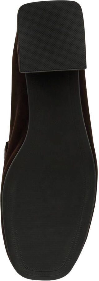 Steve Madden Estee suède pumps met blokhak donkerbruin - Foto 8