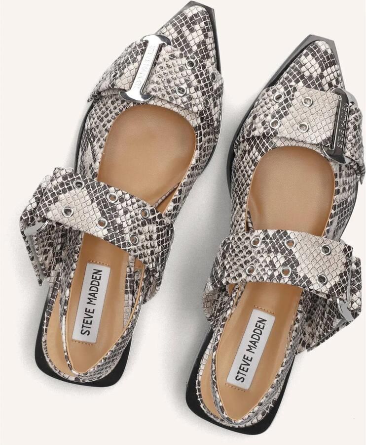Steve Madden Grand ave lt. beige snake multi bruin - Foto 2