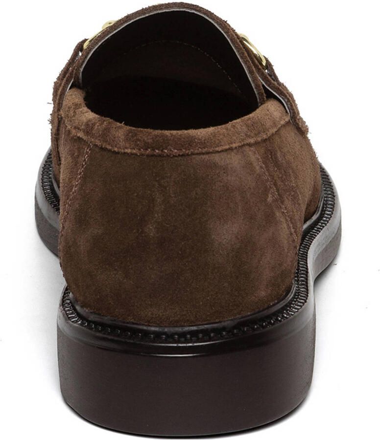 Steve Madden Huddles suède loafers bruin - Foto 2