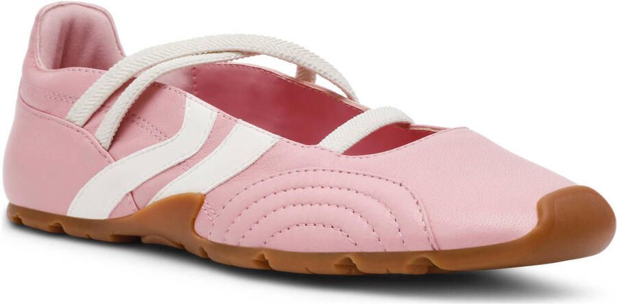 Steve Madden Joisie leren ballerina's lichtroze - Foto 3