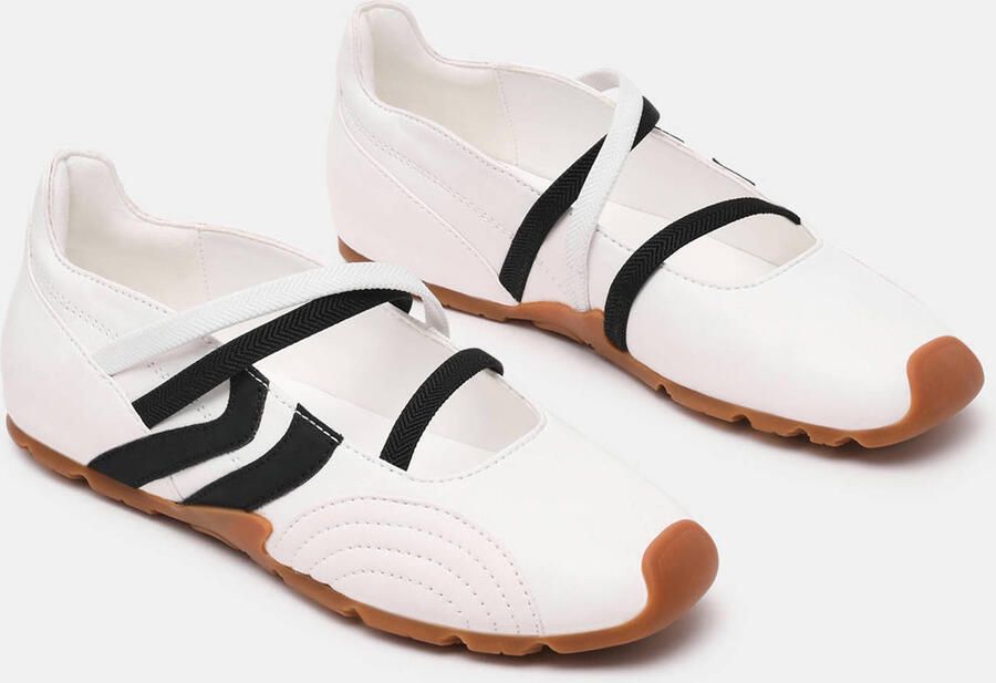 Steve Madden Joisie leren ballerina's wit - Foto 3