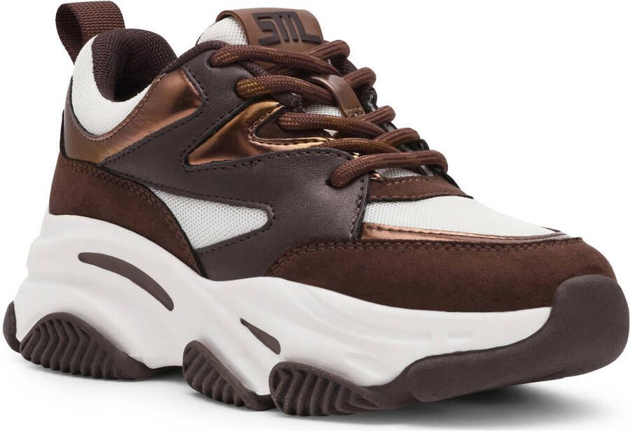 Steve Madden JProgsessive chunky sneakers bruin - Foto 3