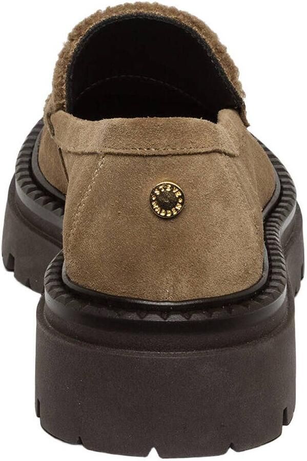 Steve Madden Katja-F chunky suède loafers taupe - Foto 3