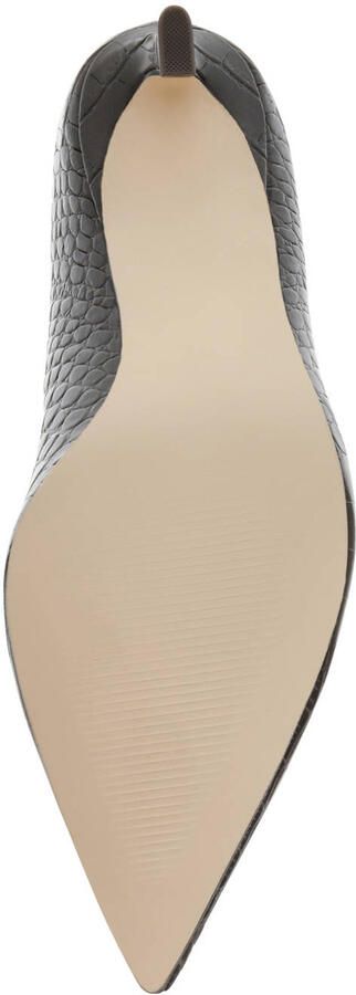 Steve Madden Lavan leren laarzen met crocoprint bruin - Foto 3