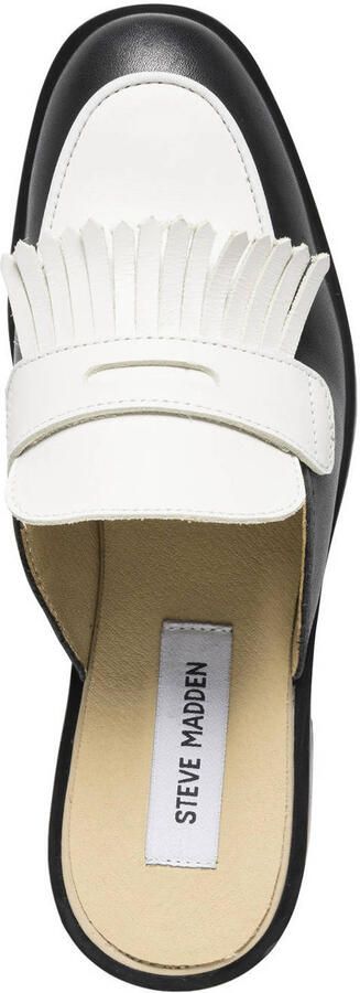 Steve Madden leren muiltjes zwart wit - Foto 3