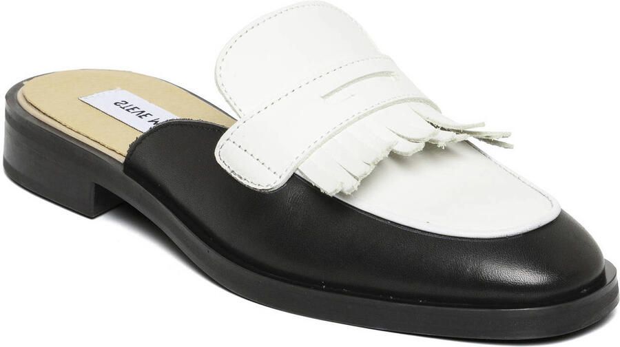 Steve Madden leren muiltjes zwart wit - Foto 2