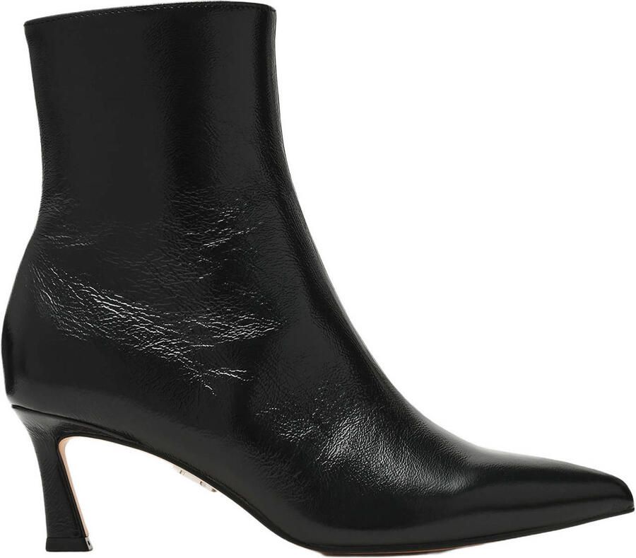 Steve Madden Lulah leren laarzen met hak zwart