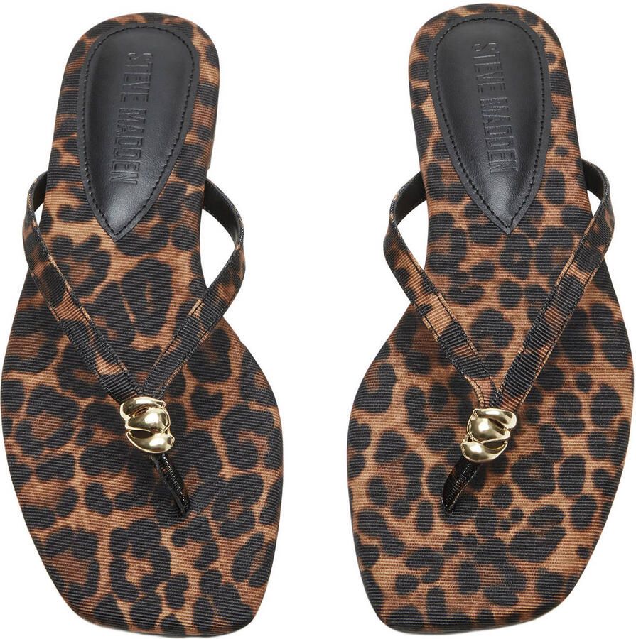 STEVE MADDEN Teenslipper 'Maliyah' cognac zwart - Foto 7