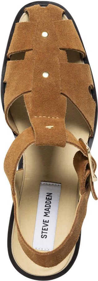 Steve Madden Nado suède sandalen cognac - Foto 3